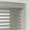 25mm Wooden Venetian Blind - Dove Grey - Picture 1