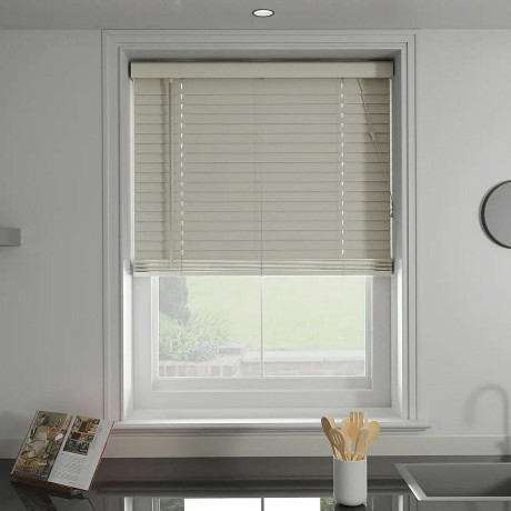 50mm PVC Venetian Blind - Putty