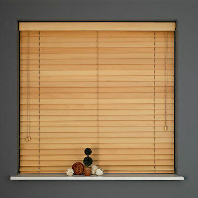 25mm Wooden Venetian Blind - Natural