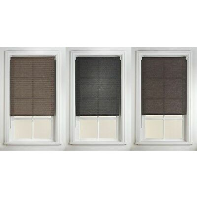 Integra Statement Collection Roller Blind - Straight Edge - Textured Brown