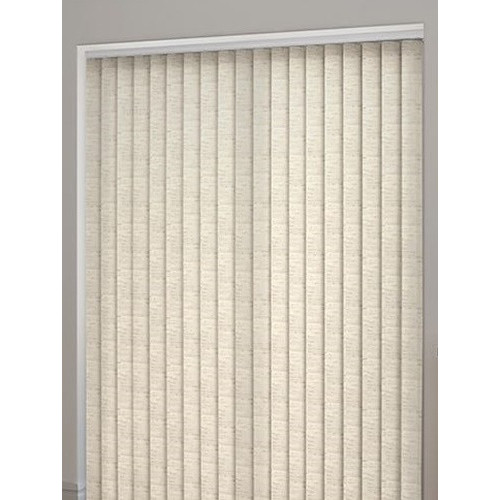 Cordless Vertical Blind - Linen Look