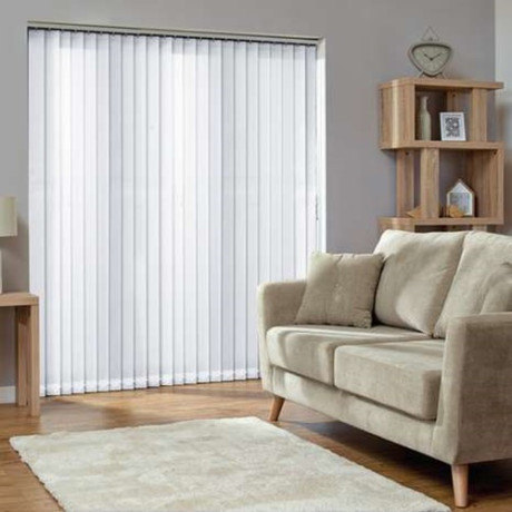 Cordless Vertical Blind - White