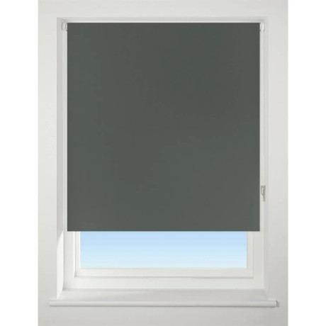 Harrison Drape Blackout Roller Blind - Charcoal