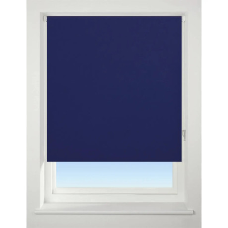 Harrison Drape Blackout Roller Blind - Navy