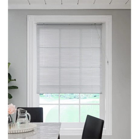 Harrison Drape 25mm Aluminium Venetian Blind - Silver