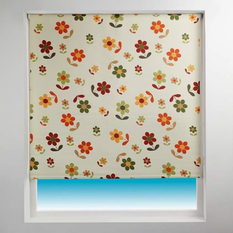 Sunlover Thermal Blackout Roller Blind - Daisy