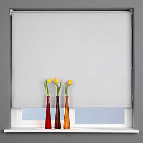 Sunlover Thermal Blackout Roller Blind - Silver Grey