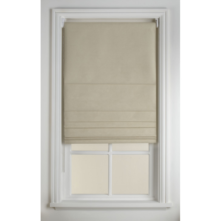 Integra Statement Collection Roller Blind - Straight Edge - Seamed Cream