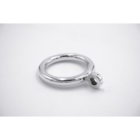 25mm Curtain Pole Rings - Polished Chrome - Single Ring