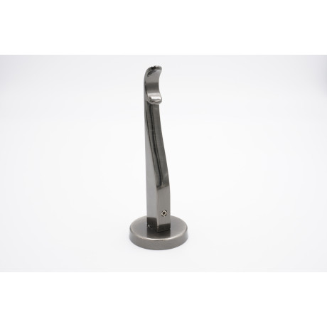 19mm Curtain Pole Bracket - Square Passing - Gunmetal