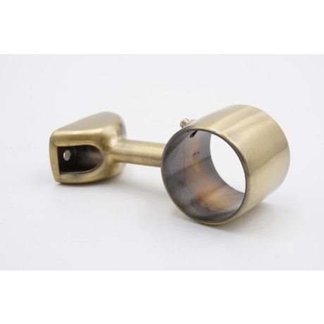 Integra 28mm Options Curtain Pole Bracket - Centre - Burnished Brass