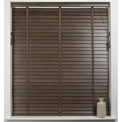 Universal 50mm Wooden Venetian Blind - Walnut